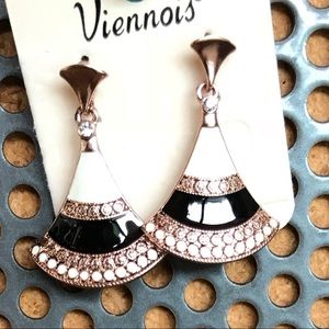 Beautiful earrings from Singapore costume jewelry